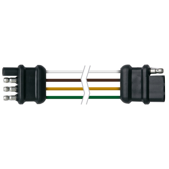 Ancor Trailer Connector-Flat 4-Wire - 12