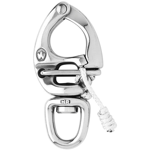 Wichard HR Quick Release Snap Shackle With Swivel Eye - 80mm Length - 3-5/32