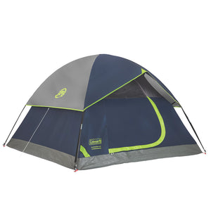 Coleman Sundome 4-Person Camping Tent - Navy Blue  Grey [2000035697]