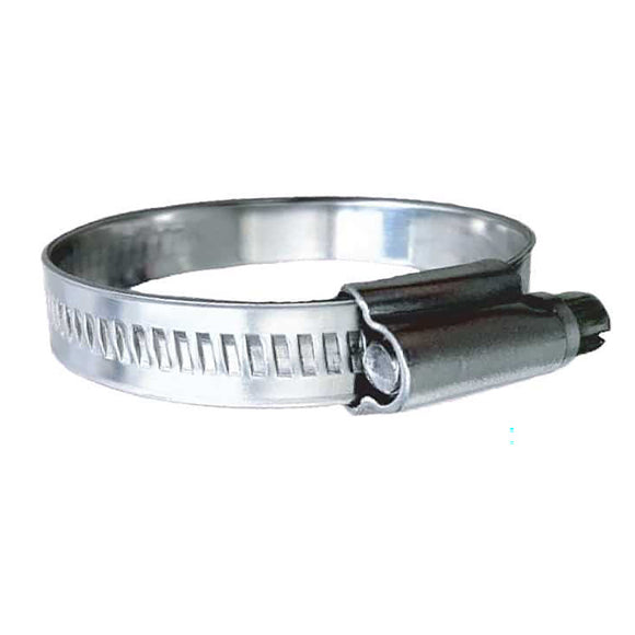 Trident Marine 316 SS Non-Perforated Worm Gear Hose Clamp - 3/8